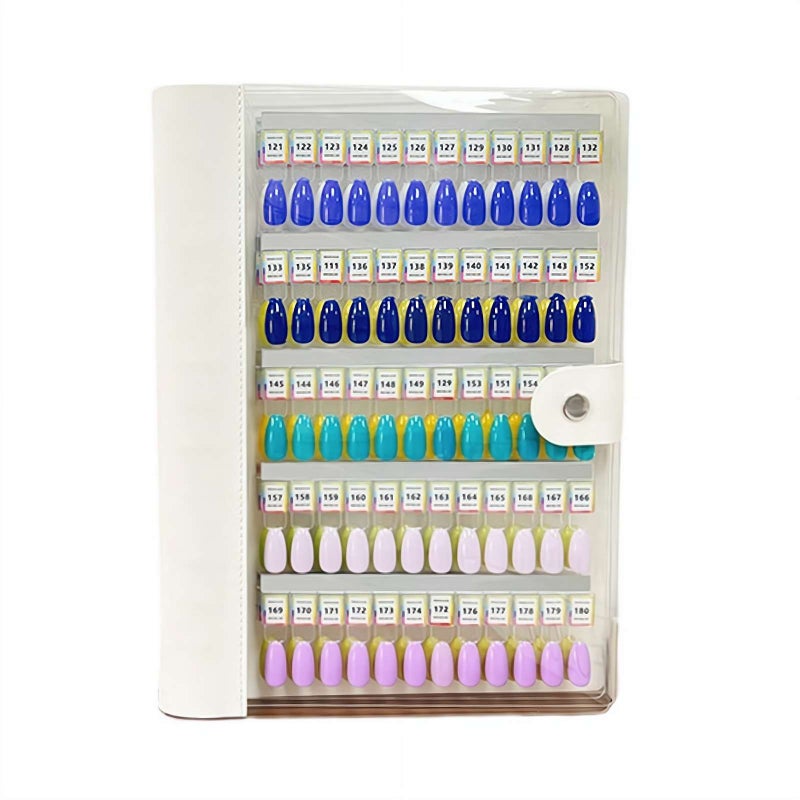 Nail Color Display Book, Magnetic Nail Swatches Book, Professional Nails Art Salon Design Display Booklet for Manicurist, No Need Pasting and Glue - Image 1